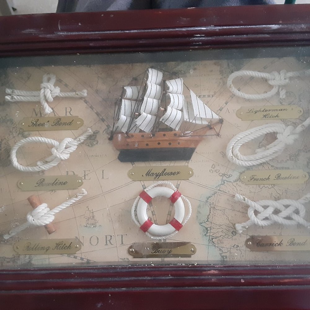 An Old Mayflower Display Frame.